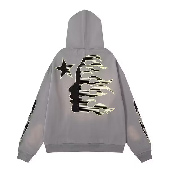 Hellstar Graphic Logo Pullover Hoodie
