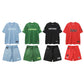 CH-Chrome Hearts T-shirt and Shorts Ice Hockey Suit set 9996