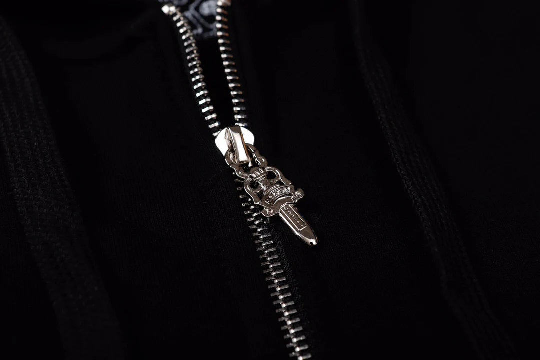 CHROME HEARTS Zip-Up Hoodie 830